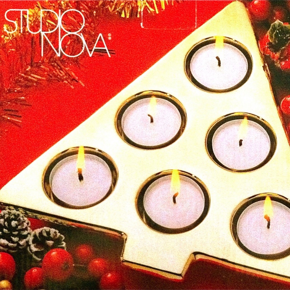 Studio Nova Golden Holiday Tealight Tree